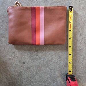 Stylish Tan and Pink Women's Clutch